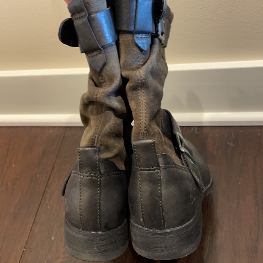 CAT by caterpillar leather/suede moto bootie THESE ARE A SIZE 6 1/2 - Picture 6 of 8